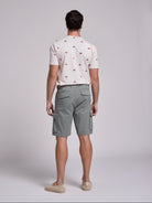 BERMUDA DE ALGODÓN VERDE REGULAR FIT MR. AZUL