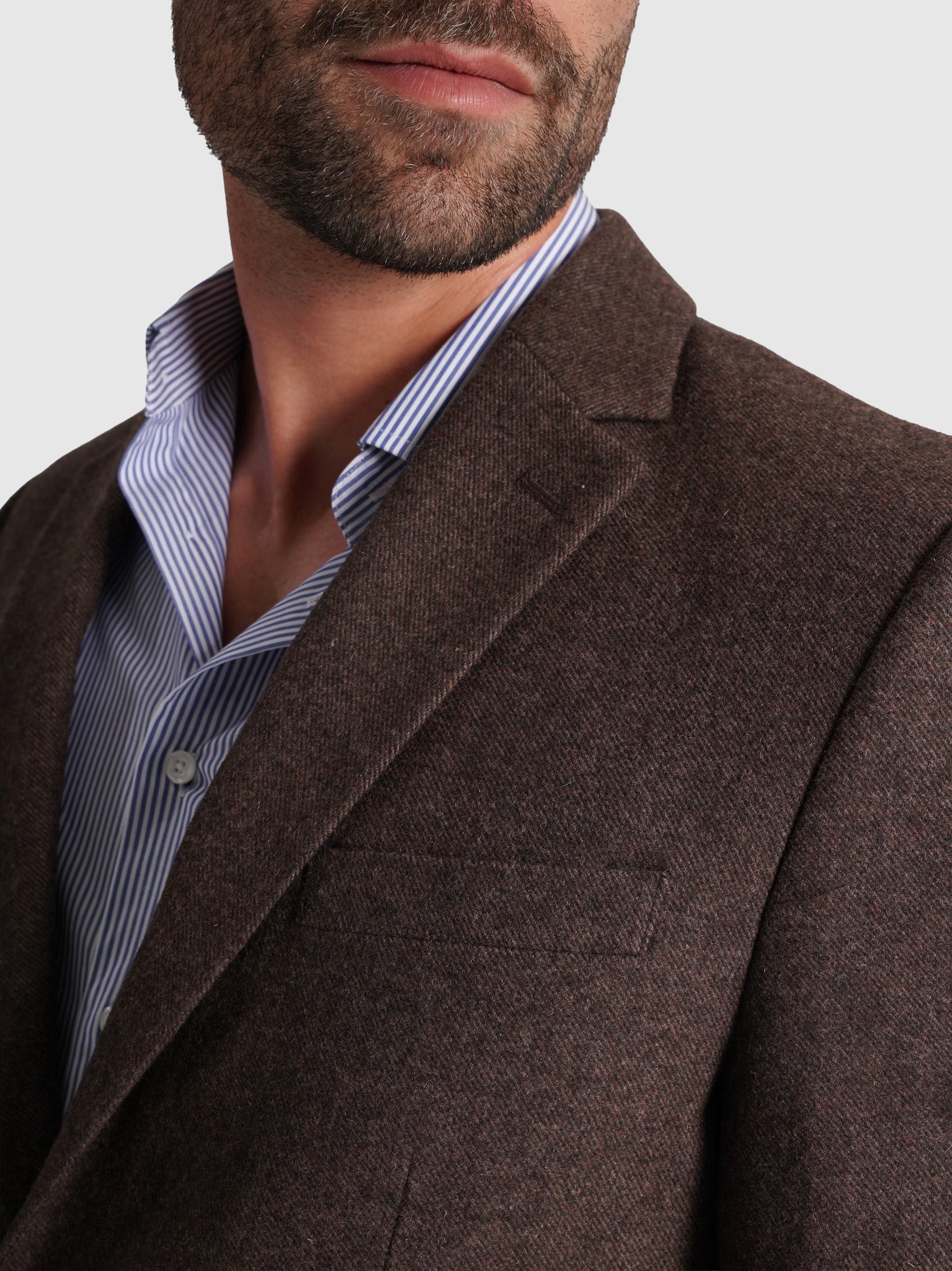 AMERICANA REGULAR FIT MARRÓN MR. AZUL