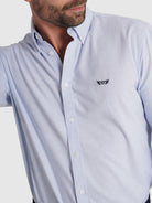BLUE FLANNEL SHIRT LONG SLEEVE REGULAR FIT MR. BLUE