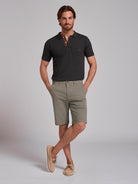 BERMUDA DE ALGODÓN VERDE REGULAR FIT MR. AZUL