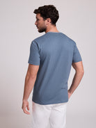 CAMISETA ALGODÓN VERDE MANGA CORTA REGULAR FIT MR. AZUL