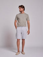 BLUE COTTON BERMUDA REGULAR FIT MR. BLUE