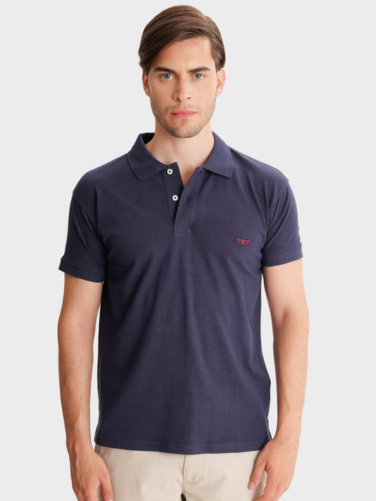 BLUE POLO SHORT SLEEVE REGULAR FIT MR. BLUE