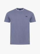CAMISETA ALGODÓN AZUL MANGA CORTA REGULAR FIT MR. AZUL