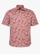 Camisa Regular Fit De Sarga Rosa Mr. Blue