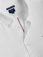WHITE REGULAR FIT MR SHIRT. BLUE