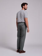 PANTALÓN ALGODÓN VERDE REGULAR FIT MR. AZUL