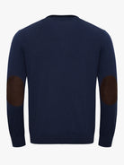 JERSEY DELGADO AZUL CON CODERAS MR REGULAR FIT. AZUL