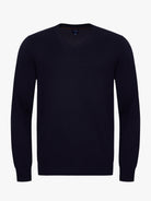 JERSEY DE ALGODÓN AZUL MANGA LARGA REGULAR FIT MR. AZUL