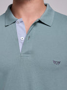 POLO VERDE MANGA CORTA REGULAR FIT MR. AZUL