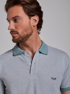 POLO VERDE MANGA CORTA REGULAR FIT MR. AZUL