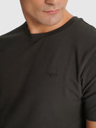 T-SHIRT PIQUET CINZENTA MANGA CURTA REGULAR FIT MR. BLUE