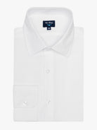 Camisa Algodão Branca Manga Comprida Classic Fit Mr. Blue