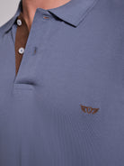 POLO AZUL MANGA CORTA REGULAR FIT MR. AZUL
