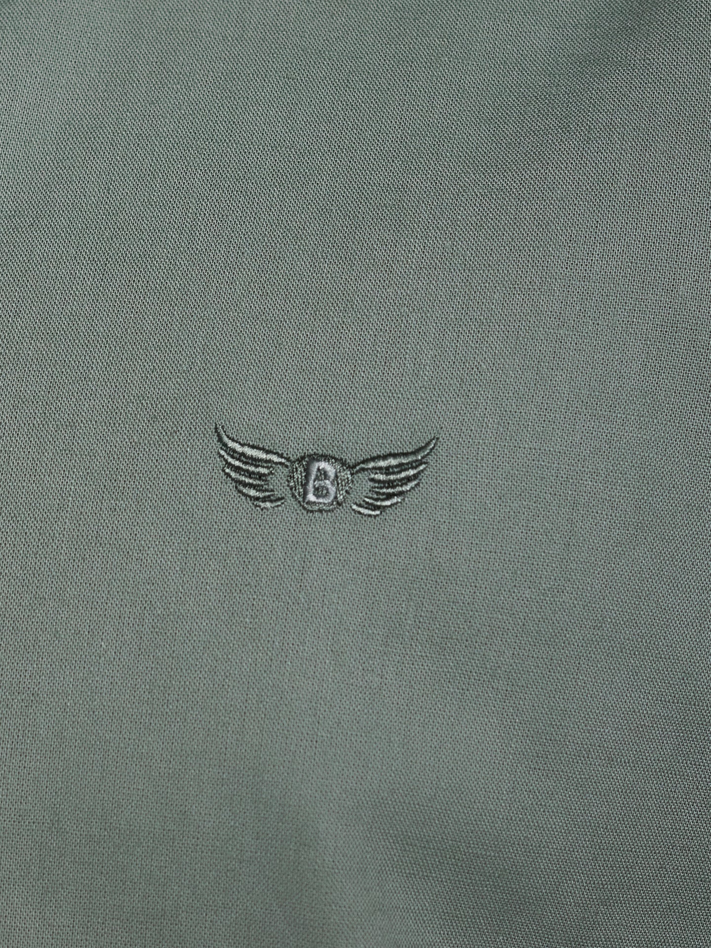 Camisa Linho Verde Manga Curta Regular Fit Mr. Blue