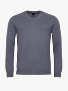 JERSEY FINO AZUL MANGA LARGA REGULAR FIT MR. AZUL