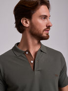 POLO VERDE MANGA CORTA REGULAR FIT MR. AZUL