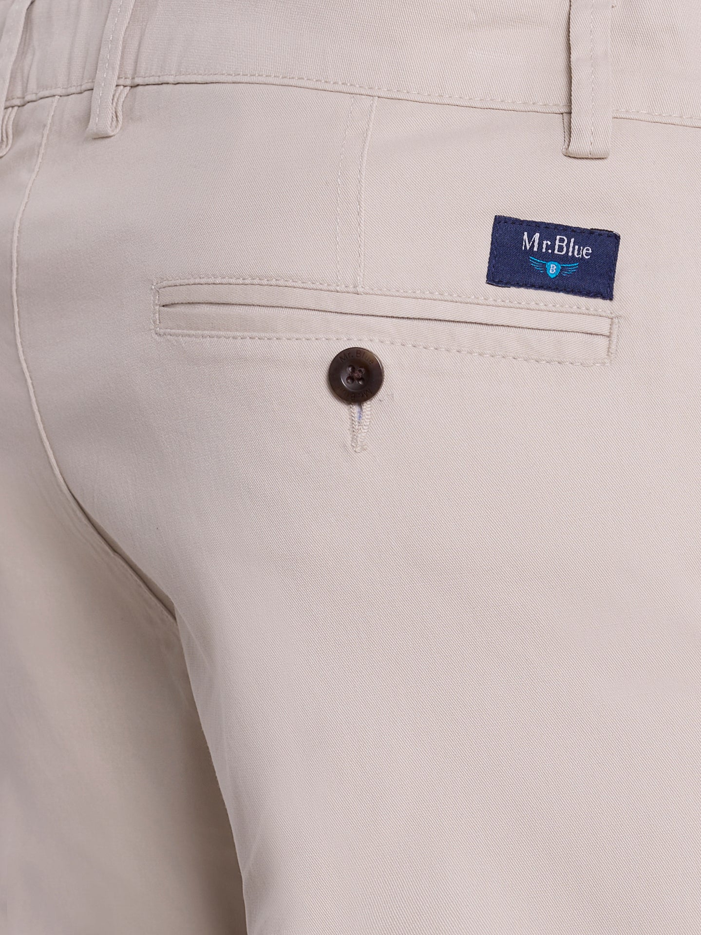 ALGODÓN BEIGE SLIM FIT MR. AZUL
