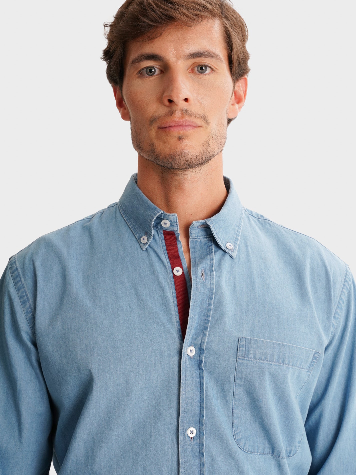 CAMISA MR AZUL REGULAR FIT. AZUL