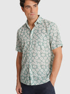 CAMISA VERDE MANGA CORTA REGULAR FIT MR. AZUL