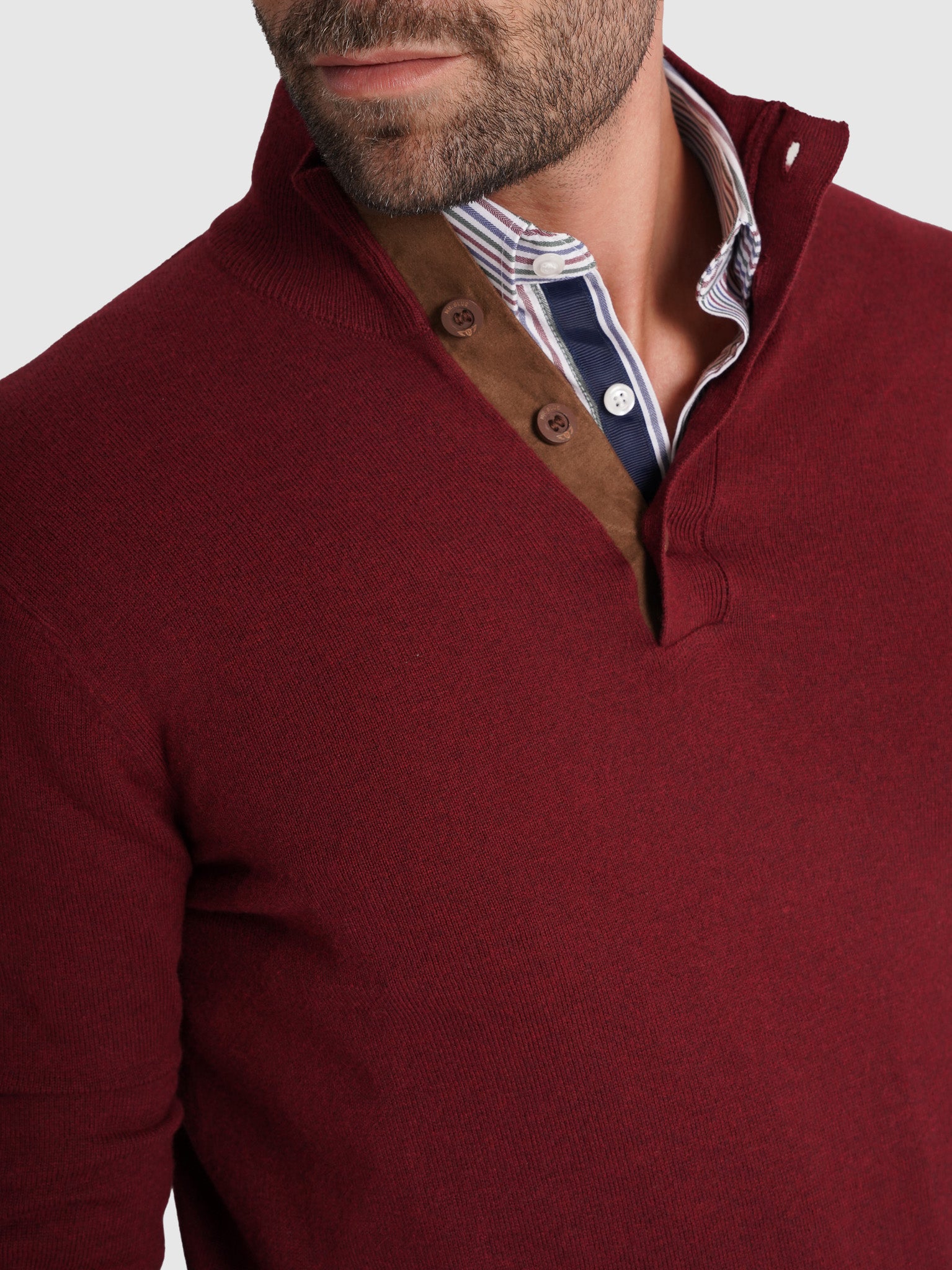 Pullover Caxemira Manga Comprida Regular Fit Mr. Blue