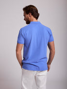 POLO AZUL MANGA CORTA REGULAR FIT MR. AZUL