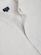 Camisa Regular Fit Lino Blanca Mr. Blue