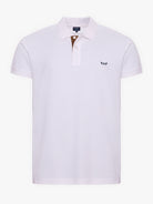 POLO PIQUET BLANCO MANGA CORTA REGULAR FIT MR. AZUL