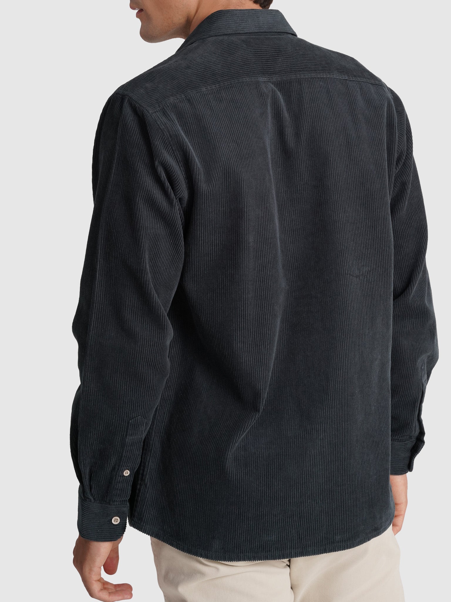 SOBRECAMISA ALGODÃO AZUL MANGA COMPRIDA REGULAR FIT MARK BELLUCCI