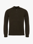 Pullover Lã Merino Verde Manga Comprida Regular Fit Mr. Blue