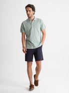 POLO VERDE MANGA CORTA REGULAR FIT MR. AZUL