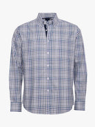 CAMISA ALGODÓN AZUL MANGA LARGA REGULAR FIT MR. AZUL