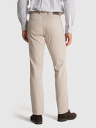 Calça Algodão Beges Regular Fit Mr. Blue