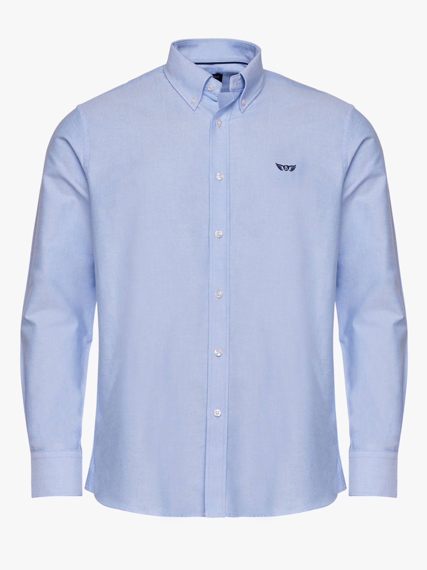 BLUE REGULAR FIT MR SHIRT. BLUE