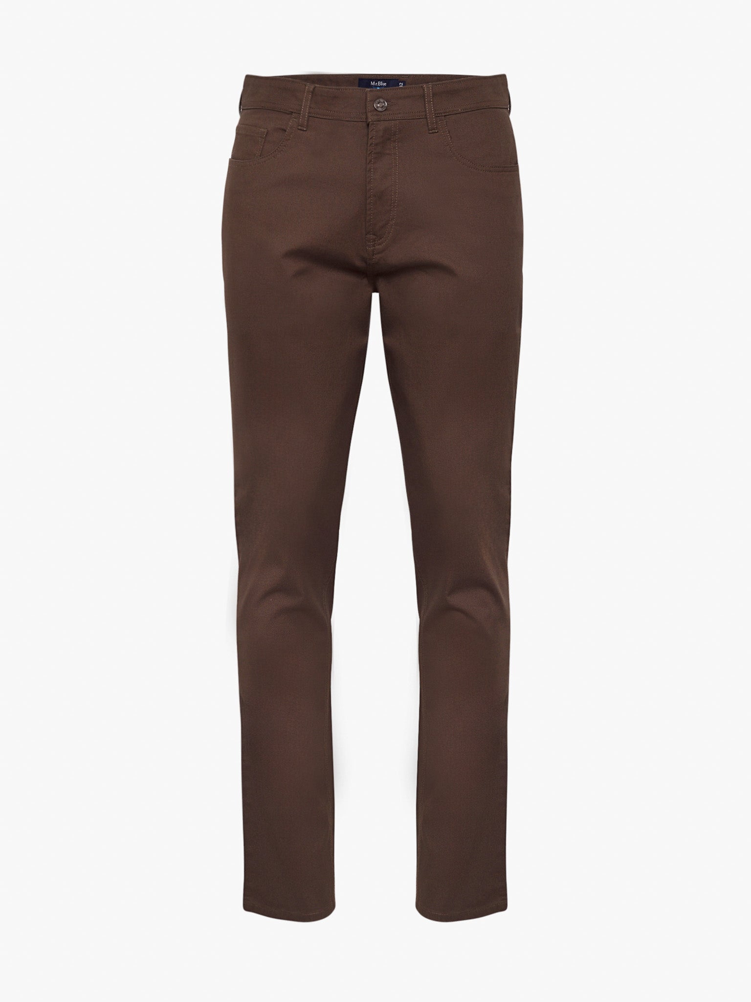 Calça Algodão Castanhas Slim Fit Mr. Blue