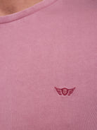 CAMISETA ALGODÓN ROSA MANGA CORTA REGULAR FIT MR. AZUL