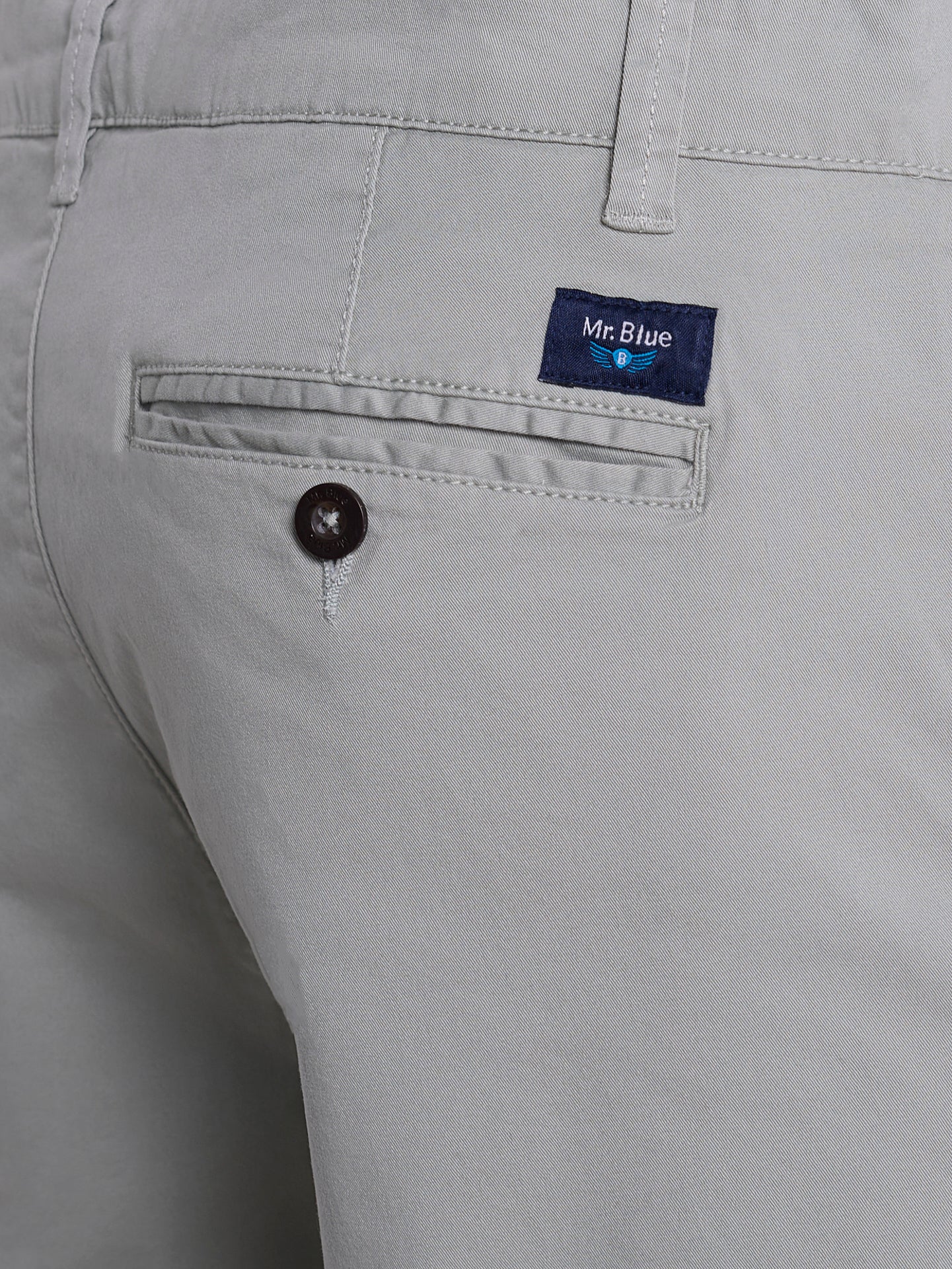 BERMUDA DE ALGODÓN VERDE REGULAR FIT MR. AZUL