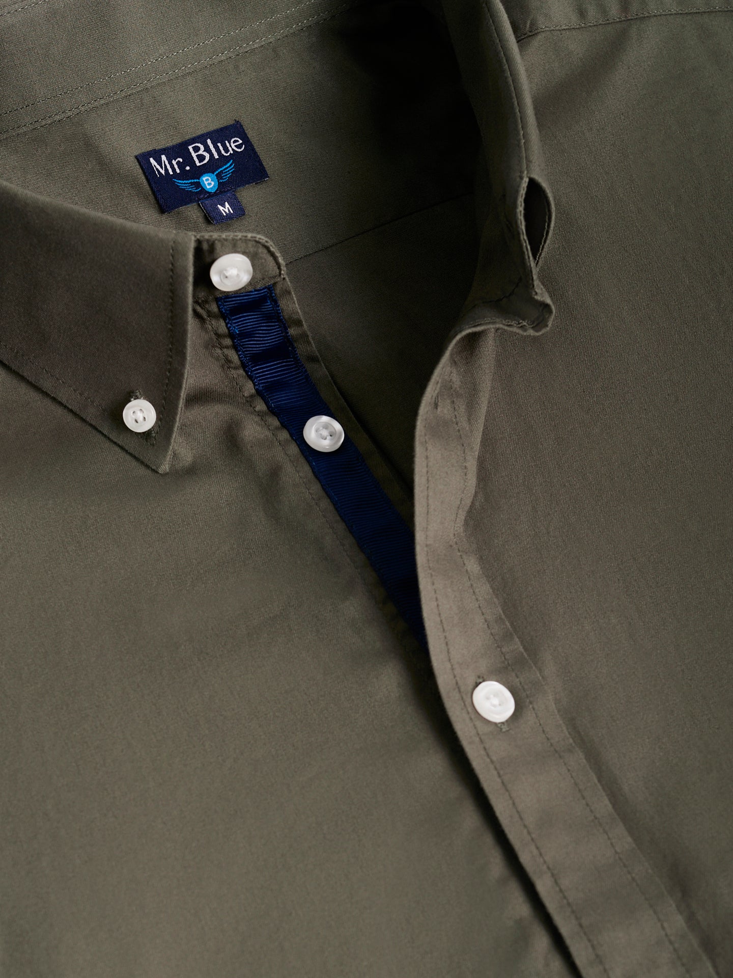 CAMISA MR VERDE REGULAR FIT. AZUL