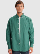 CAMISA MR VERDE REGULAR FIT. AZUL