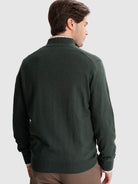 REGULAR FIT GREEN THIN PULLOVER MR. BLUE