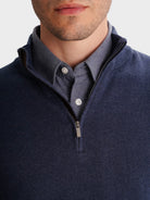 JERSEY DELGADO AZUL CON CODERAS MR REGULAR FIT. AZUL