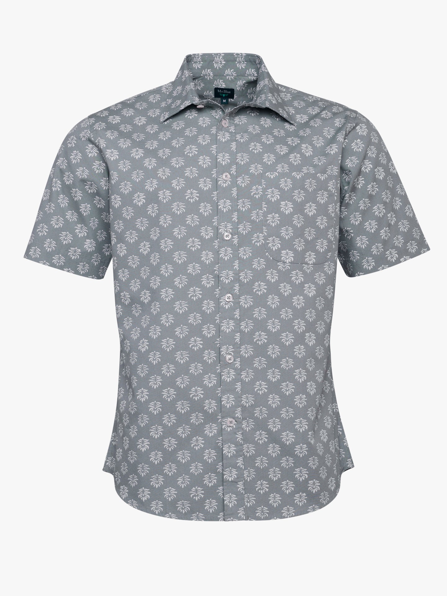 Camisa Regular Fit Popelina Verde Mr. Blue