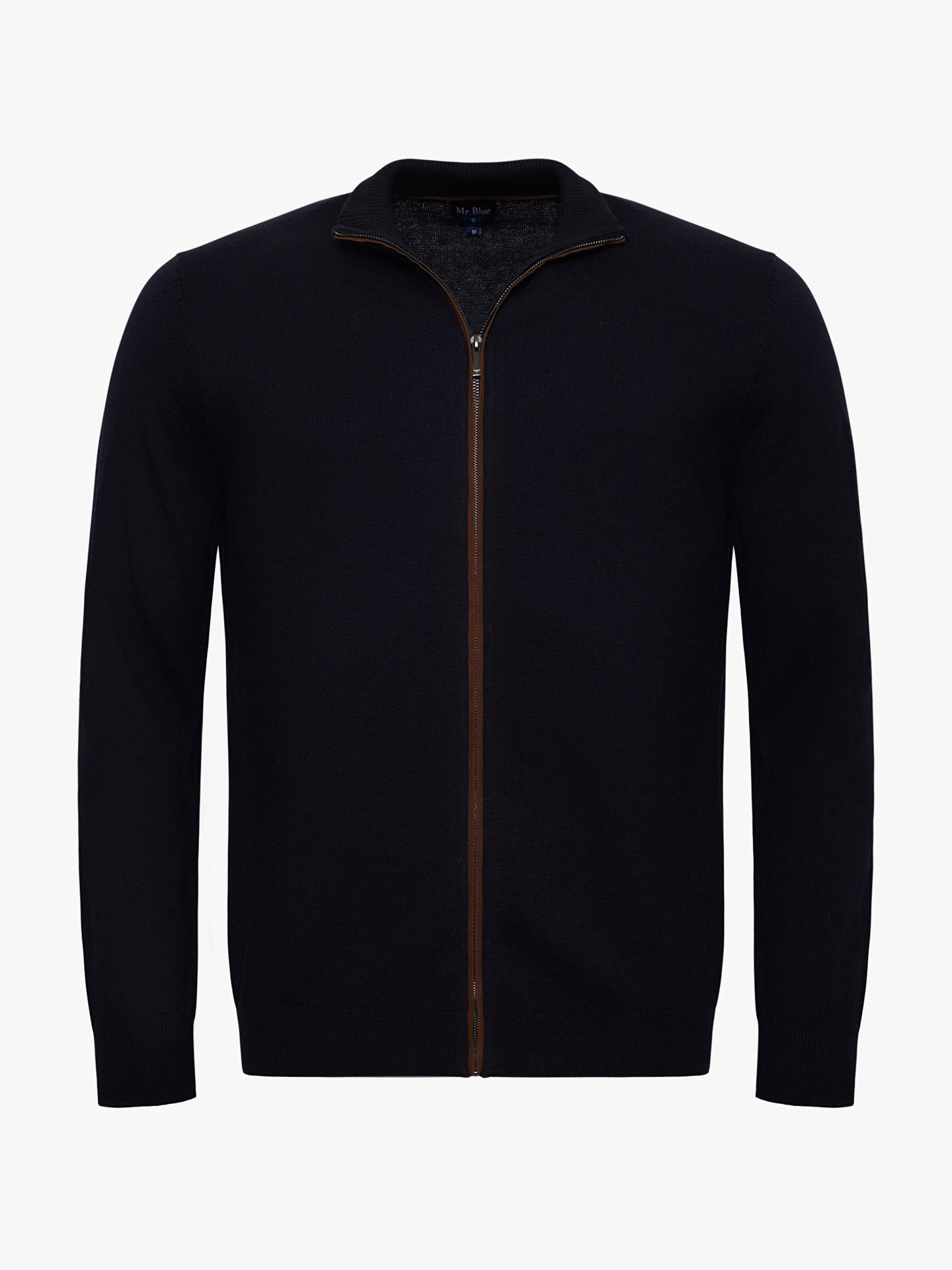 JERSEY DELGADO AZUL CON CODERAS MR REGULAR FIT. AZUL