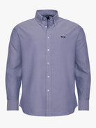 BLUE REGULAR FIT MR SHIRT. BLUE