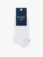 AJUSTE REGULAR SR. CALCETINES DE ALGODÓN BLANCOS AZUL