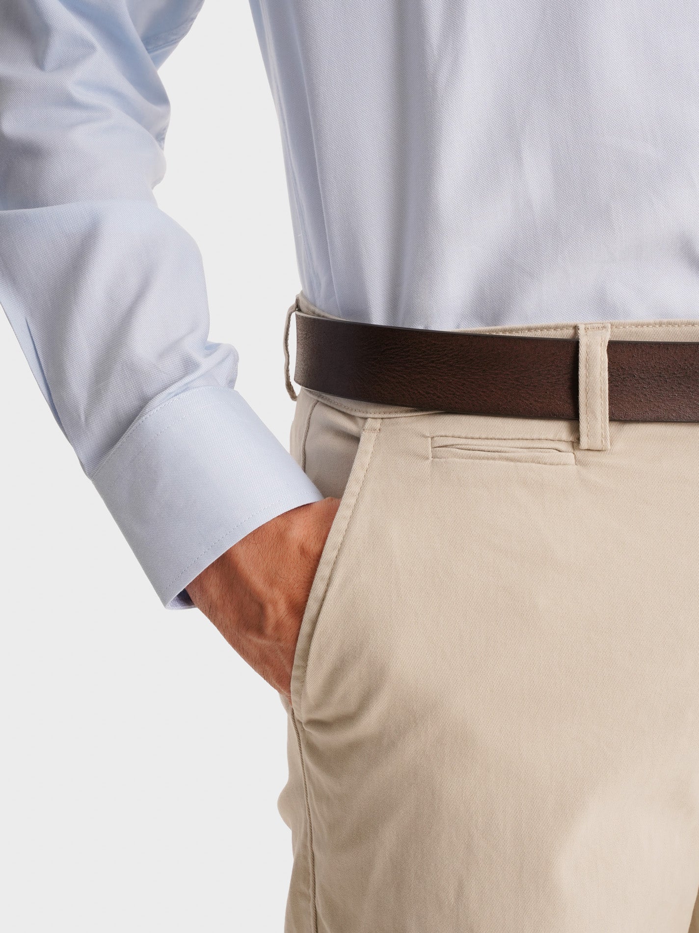 BEIGE SLIM FIT MR. BLUE