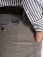 Calça Algodão Verdes Regular Fit Mr. Blue