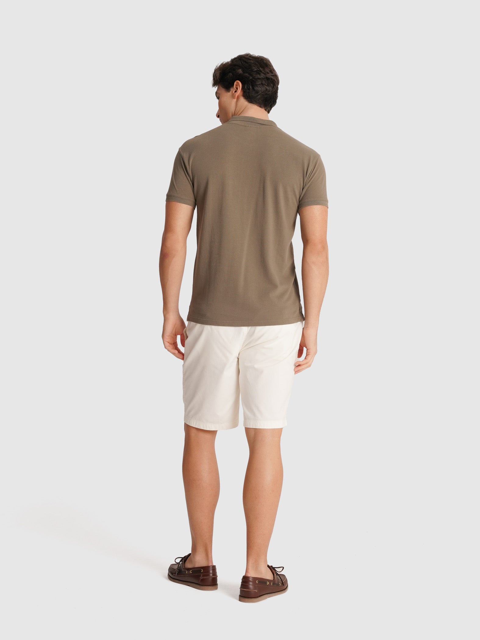 POLO PIQUET VERDE MANGA CURTA REGULAR FIT MR. BLUE