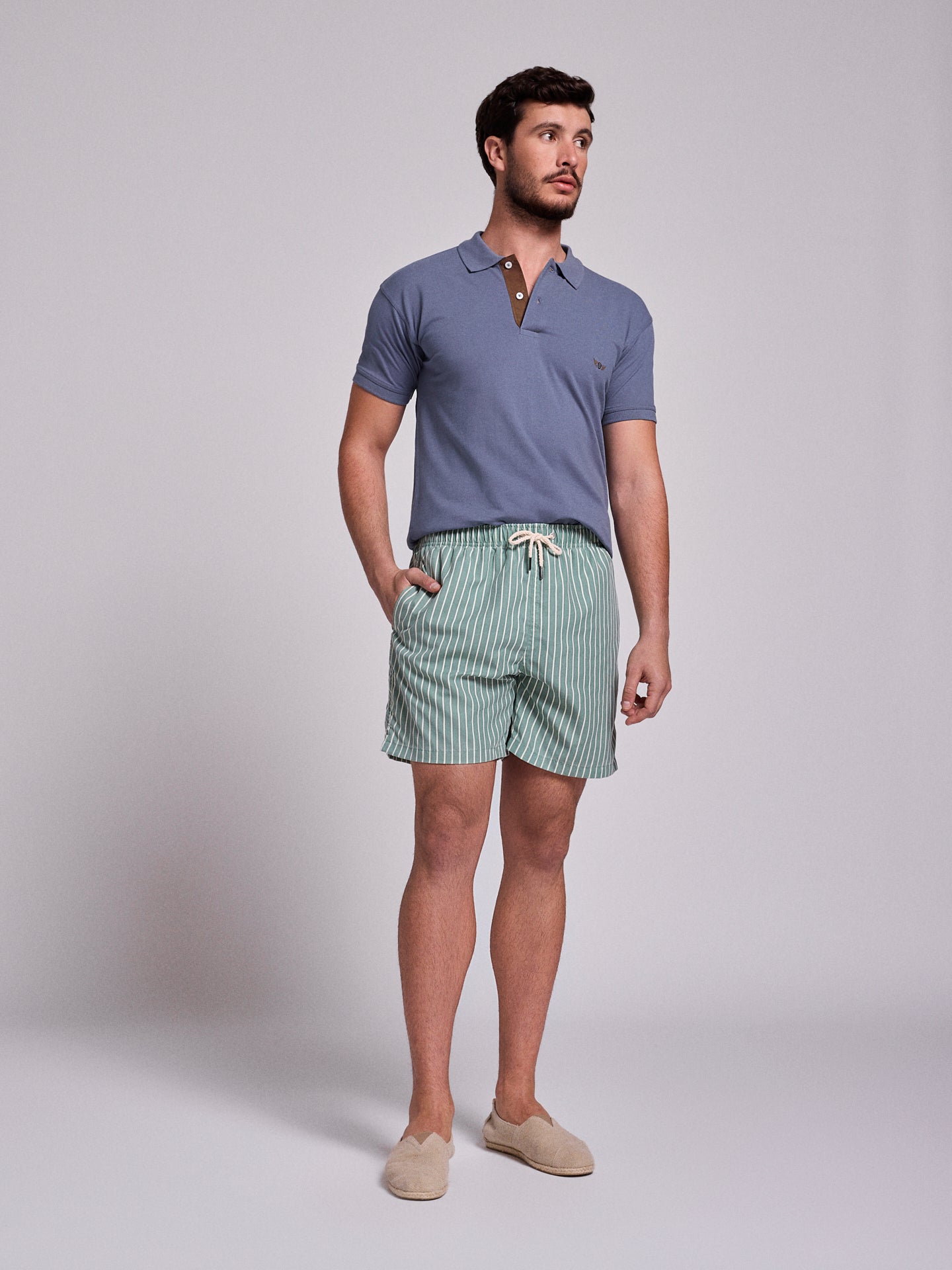 Fato Banho Verde Regular Fit Mr. Blue