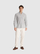 LONG SLEEVE GREEN SHIRT REGULAR FIT MR. BLUE
